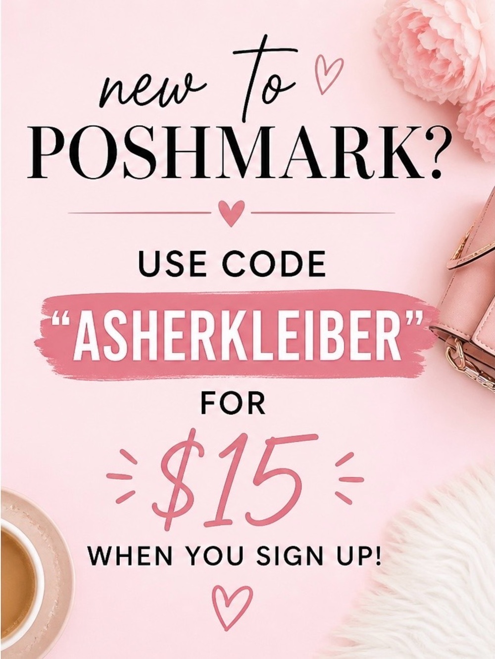 Get $15 towards your first purchase!